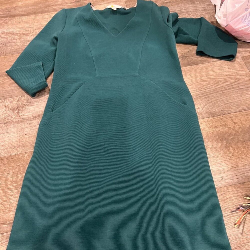 Boden Teal Midi Dress